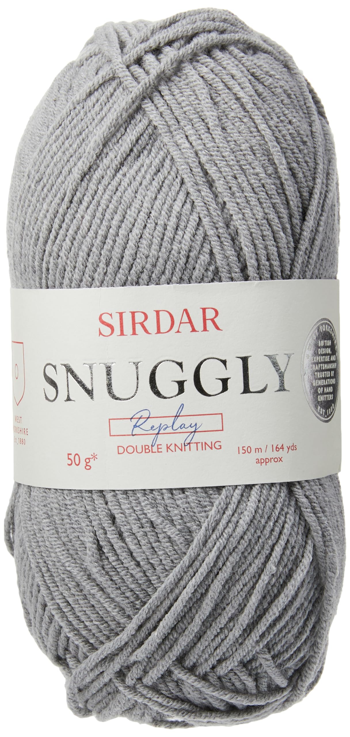 Sirdar Snuggly DK Double Knitting, Replay Grey (103), 50g