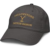 Yellowstone Dutton Ranch Embroidered Logo Adjustable Baseball Hat