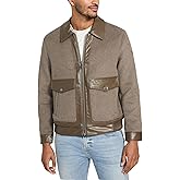 GUESS mens Paris Melton Coach Jacket
