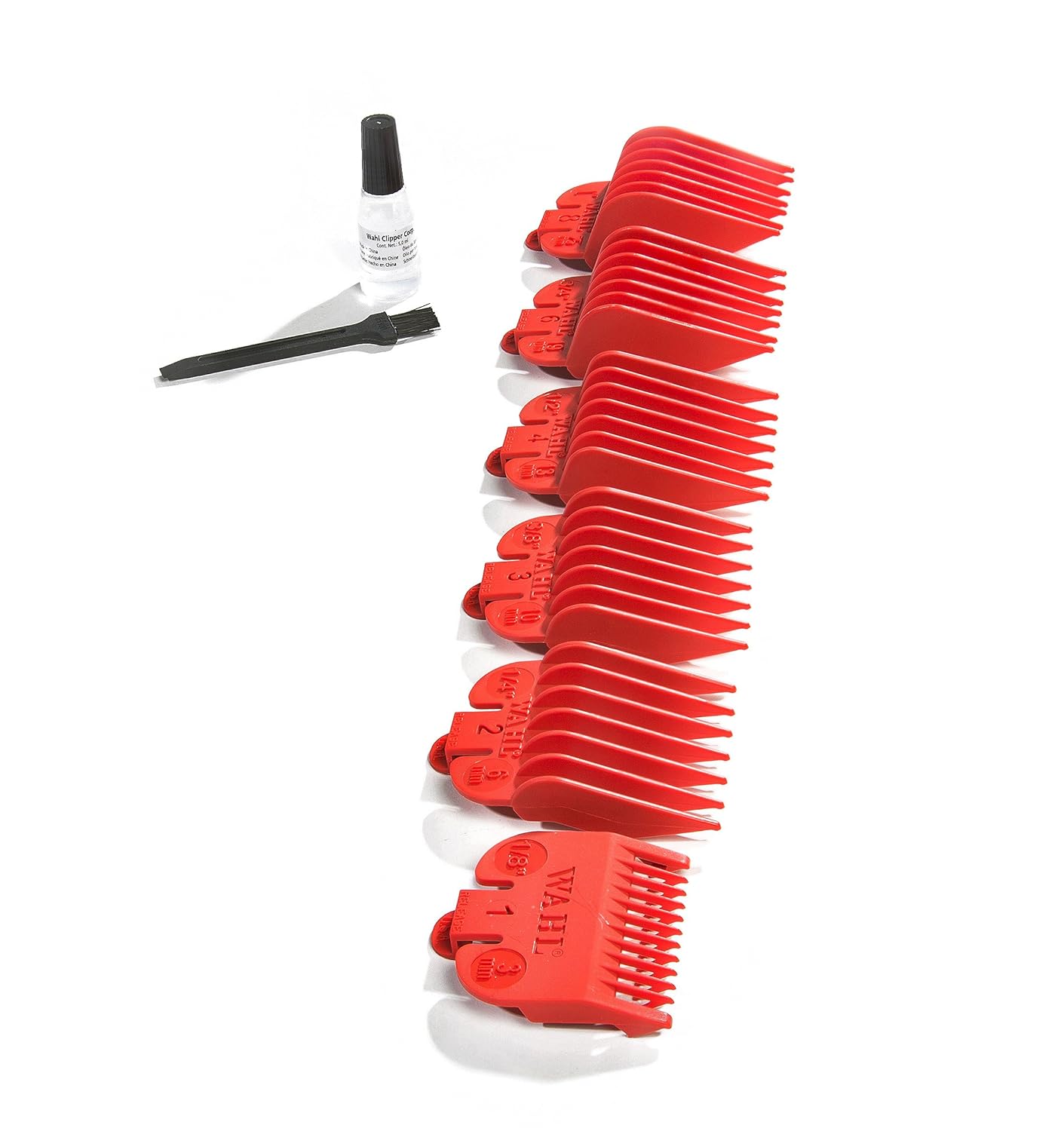 wahl designer clippers red