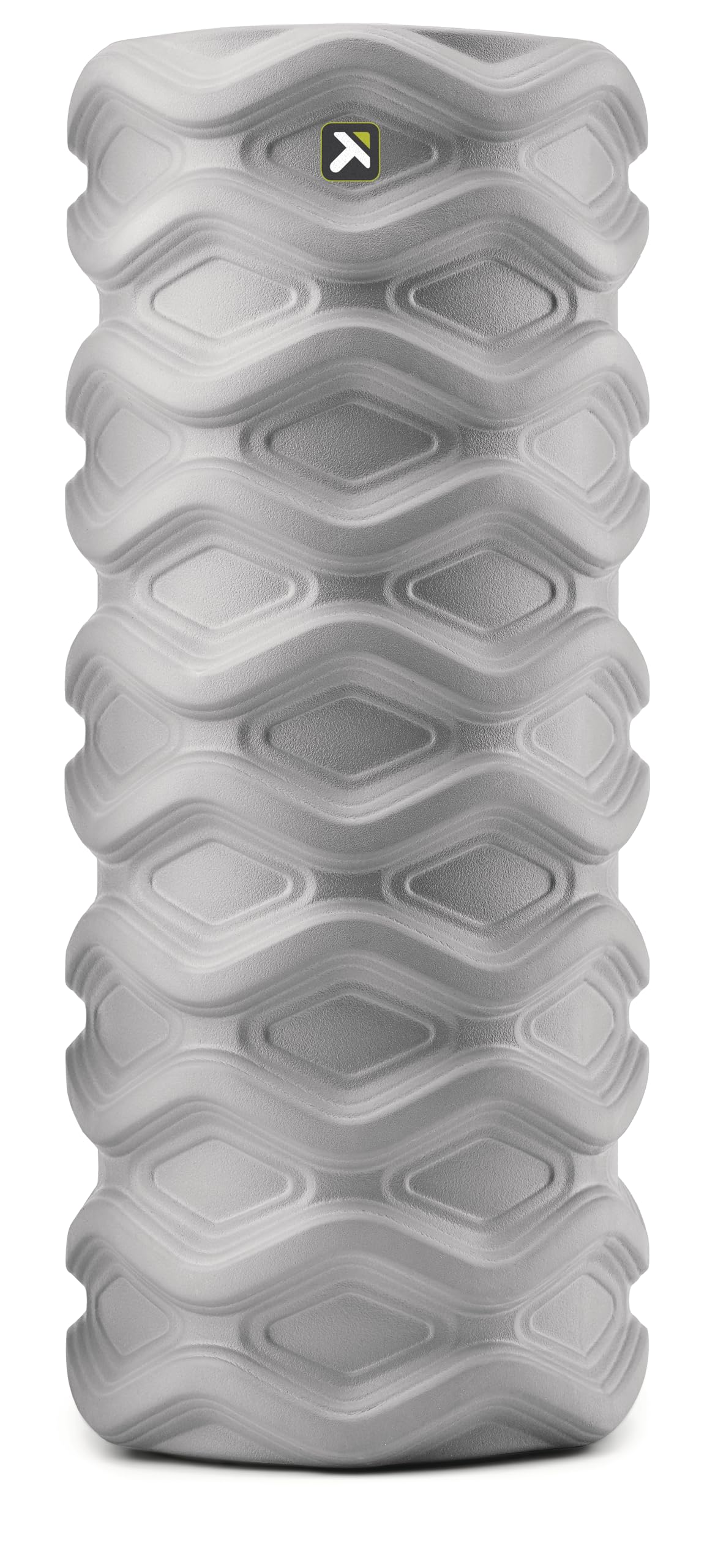 TriggerPoint Rush Hollow Core Foam Roller - for Improved Mobility and Range of Motion,Unique Pattern Squezes and Stretches Muscles,Pre and Post-Workout Use, Easy to Clean,33cm x 13cm,Grey