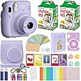 Fujifilm Instax Mini 11 Instant Camera + MiniMate Accessories Bundle + Fuji Instax Film Value Pack (40 Sheets) Accessories Bundle, Color Filters, Album, Frames (Lilac Purple, Standard Packaging)