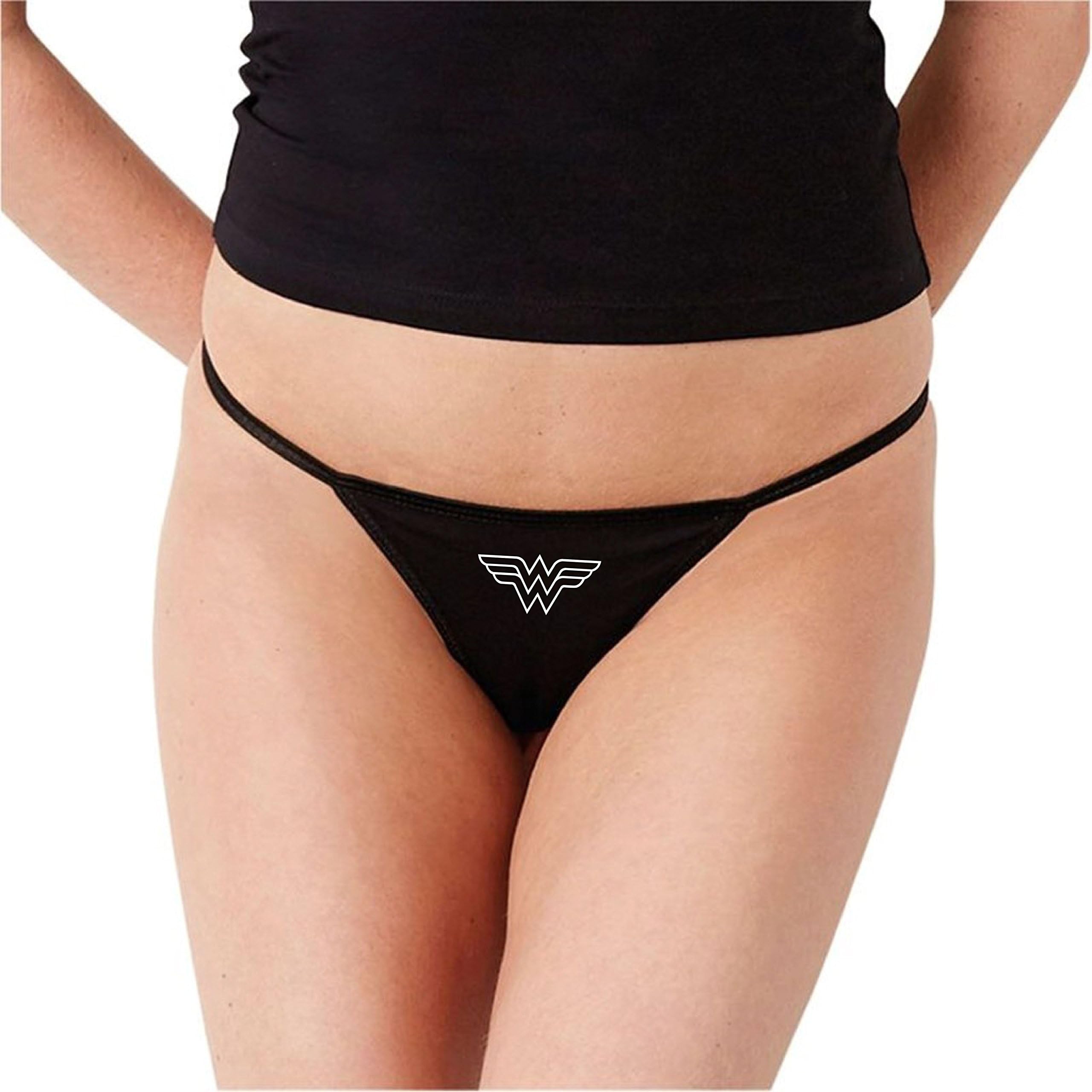 SEXY BABY BUNNY Underwear Wonder Woman Symbol Women's Bikini Thong