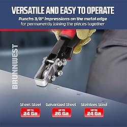 BRUNNWEST Snap Lock Punch Tool for Sheet