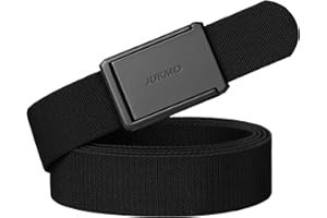 JUKMO Tactical Belt for Men, Military Rigger 1.5" Nylon Web Work Belt with Quick Release Buckle, Adjustable Trim to Fit