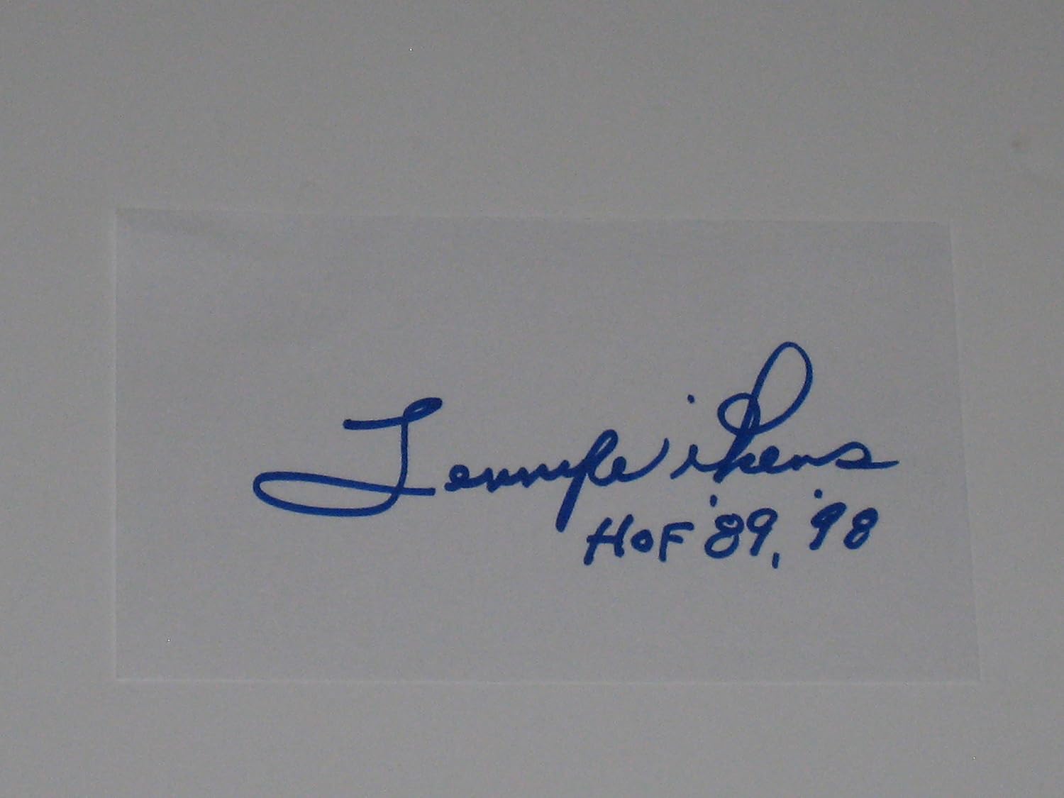 lenny wilkens autograph