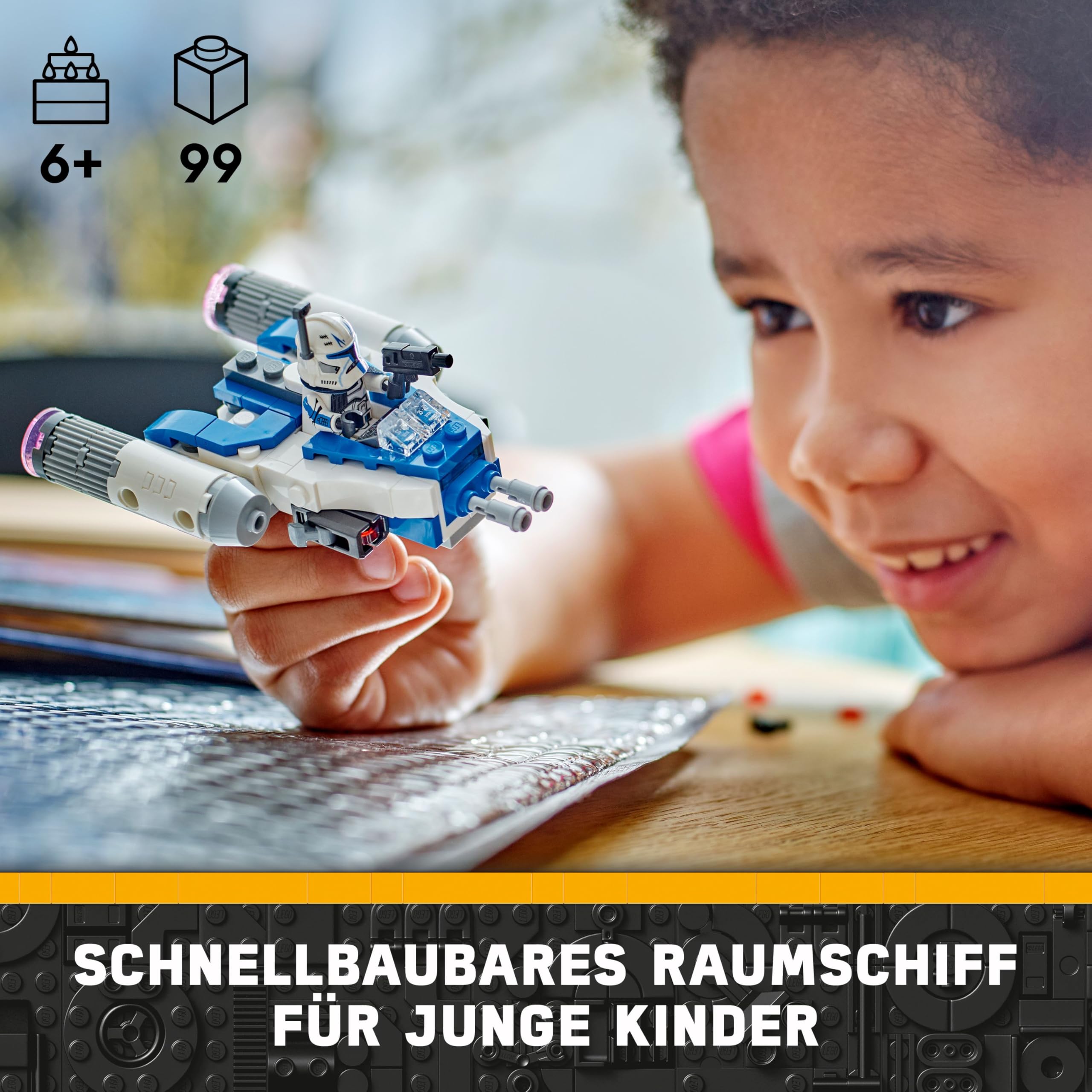 LEGO Star Wars Captain Rex Y-Wing Microfighter, baubares Spielzeug-Sternenschiff Steinen zum Sammeln, Geschenkidee für Jungen und Mädchen ab 6 Jahren 75391 2