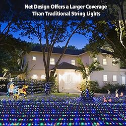 BlcTec Christmas Net Lights, 200 LED 8.4ft x 5.2ft