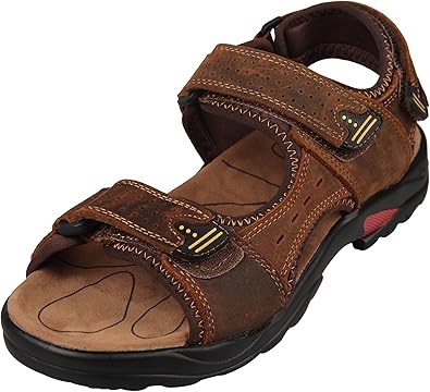 mens wide sandals with arch support