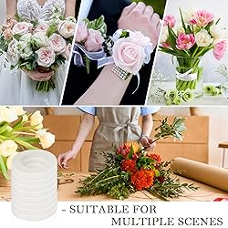 COIDEA 8 Rolls Floral Tape, 1/2" Wide Flower