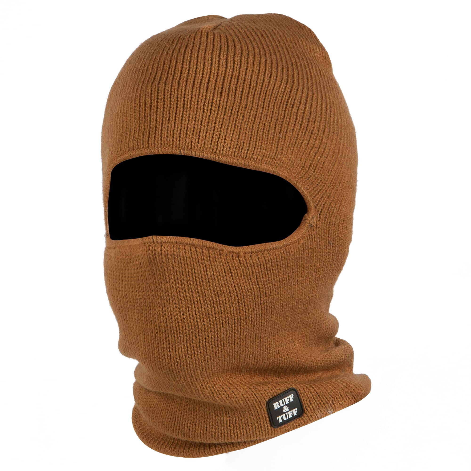 Quietwear Men's Ruff and Tuff 1 Hole Mask - brown - One size