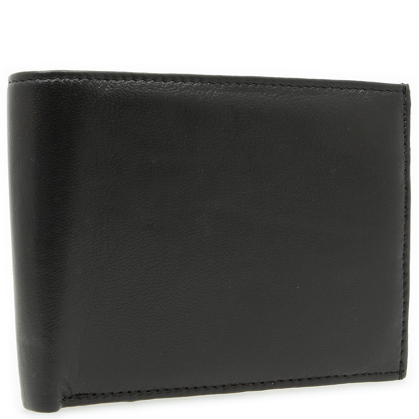 Men's Real Leather Purse, Wallet Purse in Black