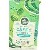 Whole Foods Market, Organic Caf&eacute; la Duena Ground Coffee, Medium Roast, Rich &amp; Balanced, Sweet &amp; Chocolatey, 12 Ounce