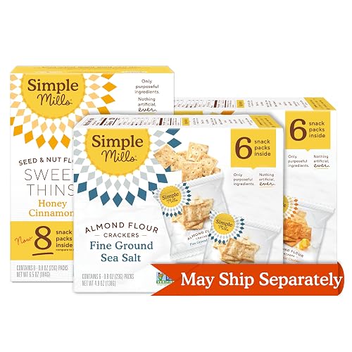 Simple Mills Almond Flour Crackers Fine Ground Sea Salt, Almond Flour ...