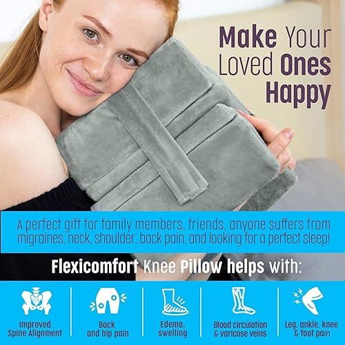 Layers Comfort Knee Pillow Flexicomfort Knee Pillow For Side
