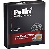 Pellini No.42 Tradizionale Ground Coffee 250g (Pack of 2)