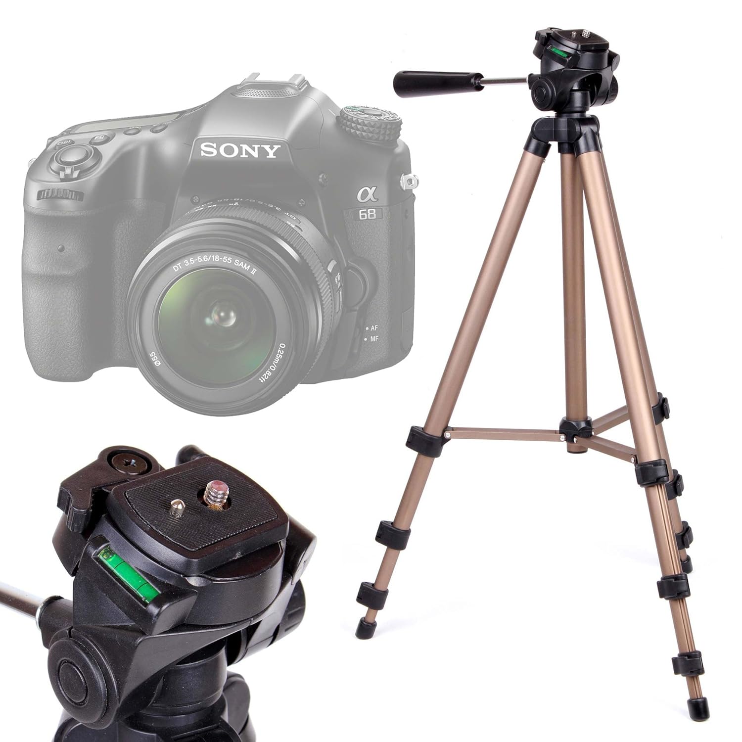 DURAGADGET Trípode Profesional para Cámara Sony Alpha 68 | Kodak ...