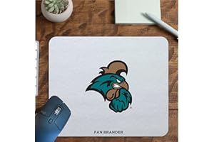 Fan Brander NCAA Mousepad for Home, Office, and Gaming (Coastal Carolina Univ Chanticleers Mouspad)