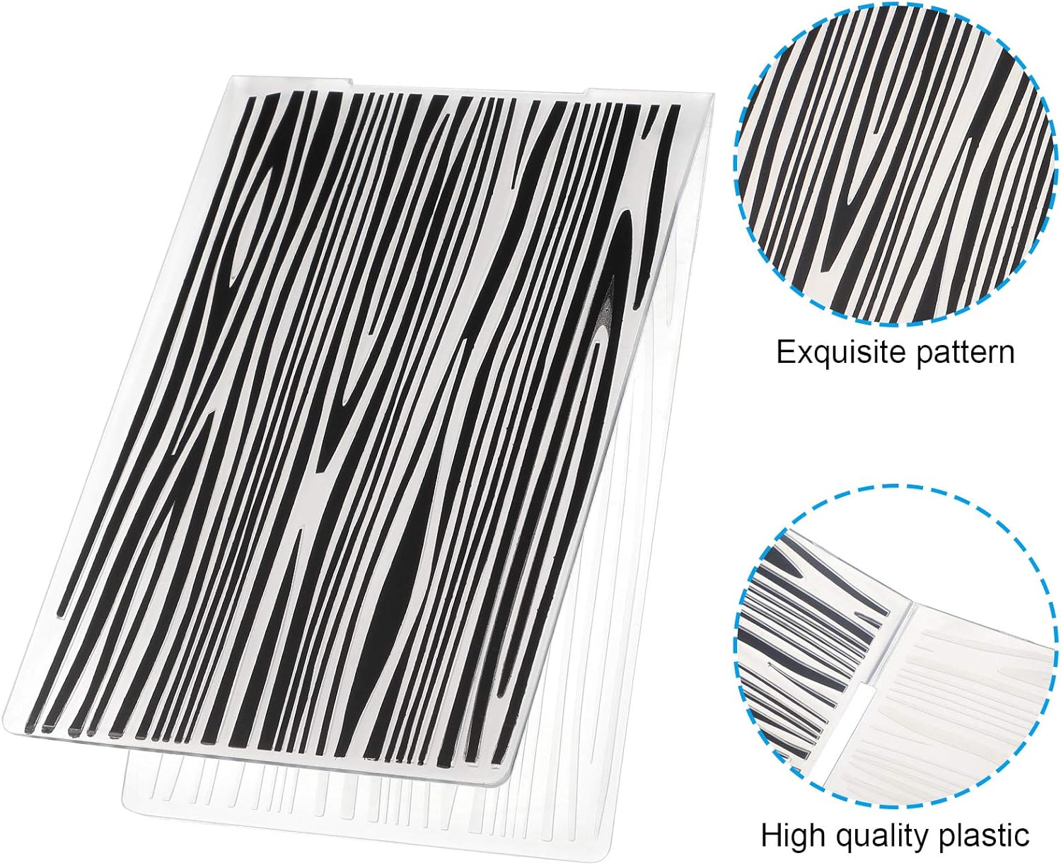 15 Pieces Embossing Folders 5.7 x 4.2 Inch Plastic Template Craft Card Christmas for Making Paper Cards Photo Album Wedding Decoration Scrapbooking - Image 3