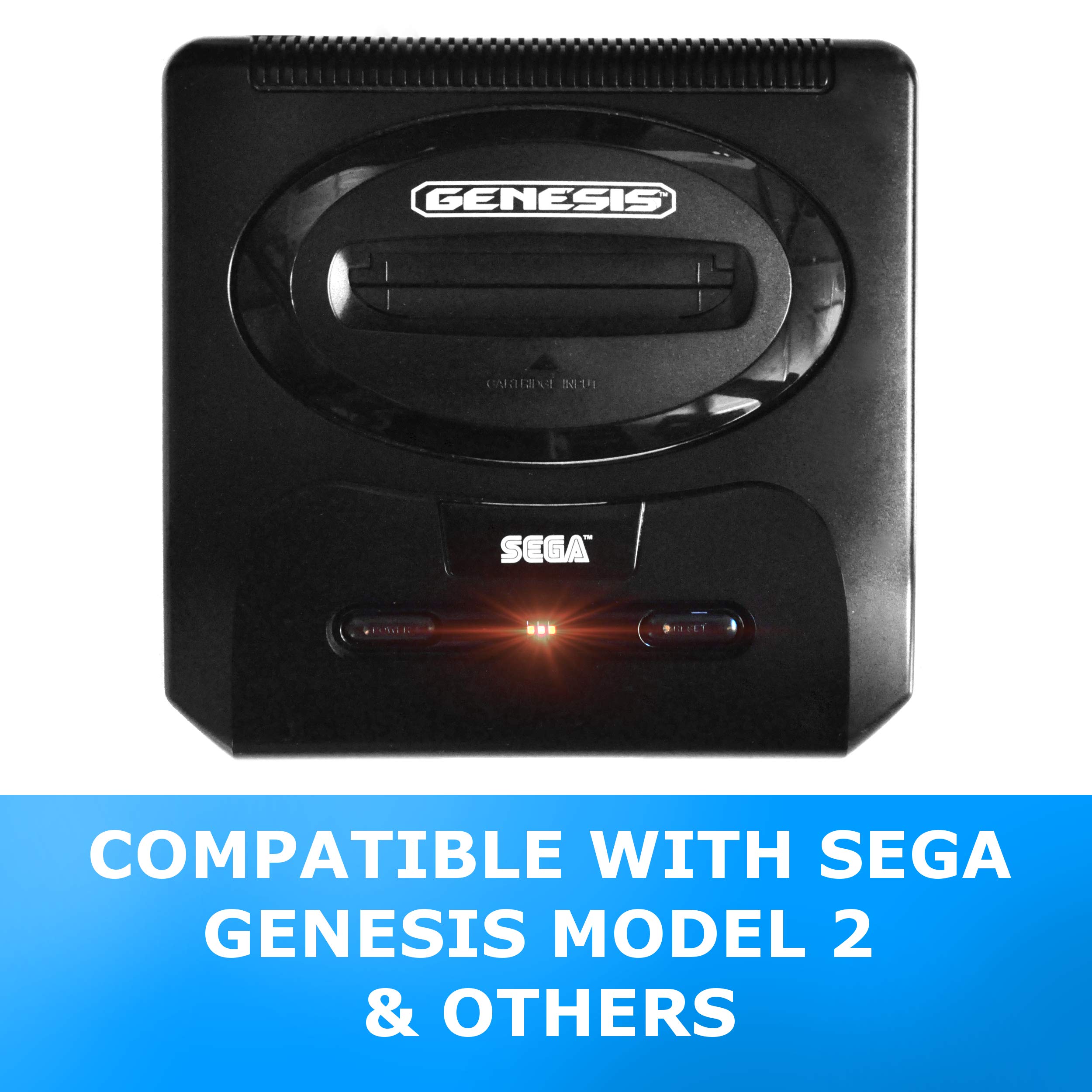 SEGA Nomad 32x CDX Genesis 2 Power Cord Power Supply Adapter Game Gear 2110 MK2103 MK-4122 Duo RX Consoles RSU0901500