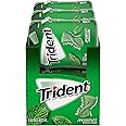 Trident Unwrapped Spearmint Sugar-Free Chewing Gum, 6 Bottles of 50 Pieces (300 Total Pieces)