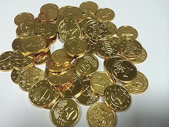 0,7Kg Goldtaler Goldmünzen Schokomünzen Schokolade Bonbon Kaubonbon