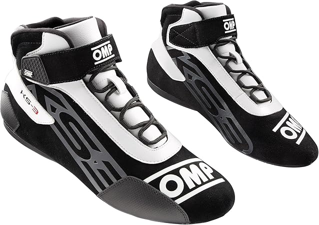 Amazon Omp Ks 3 Shoes ブラック ホワイト 076 43サイズ レーシングシューズ レーシングカート 走行会用 Ic 車 バイク 車 バイク