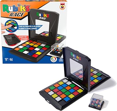 RUBIK'S - Rubiks Race Game: Jogo de tabuleiro clássico com sequências lógicas individuais para dois jogadores - 6066927 - Jogos de Tabuleiro para Crianças 8 anos + - Brinquedos Crianças 8 anos +