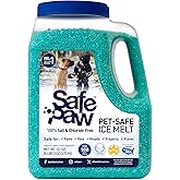 Safe Paw Pet Safe Ice Melt – Child/Plant Safe | No Salt, Chloride, Calcium or Magnesium| Safe for Concrete Driveway, Sidewalk