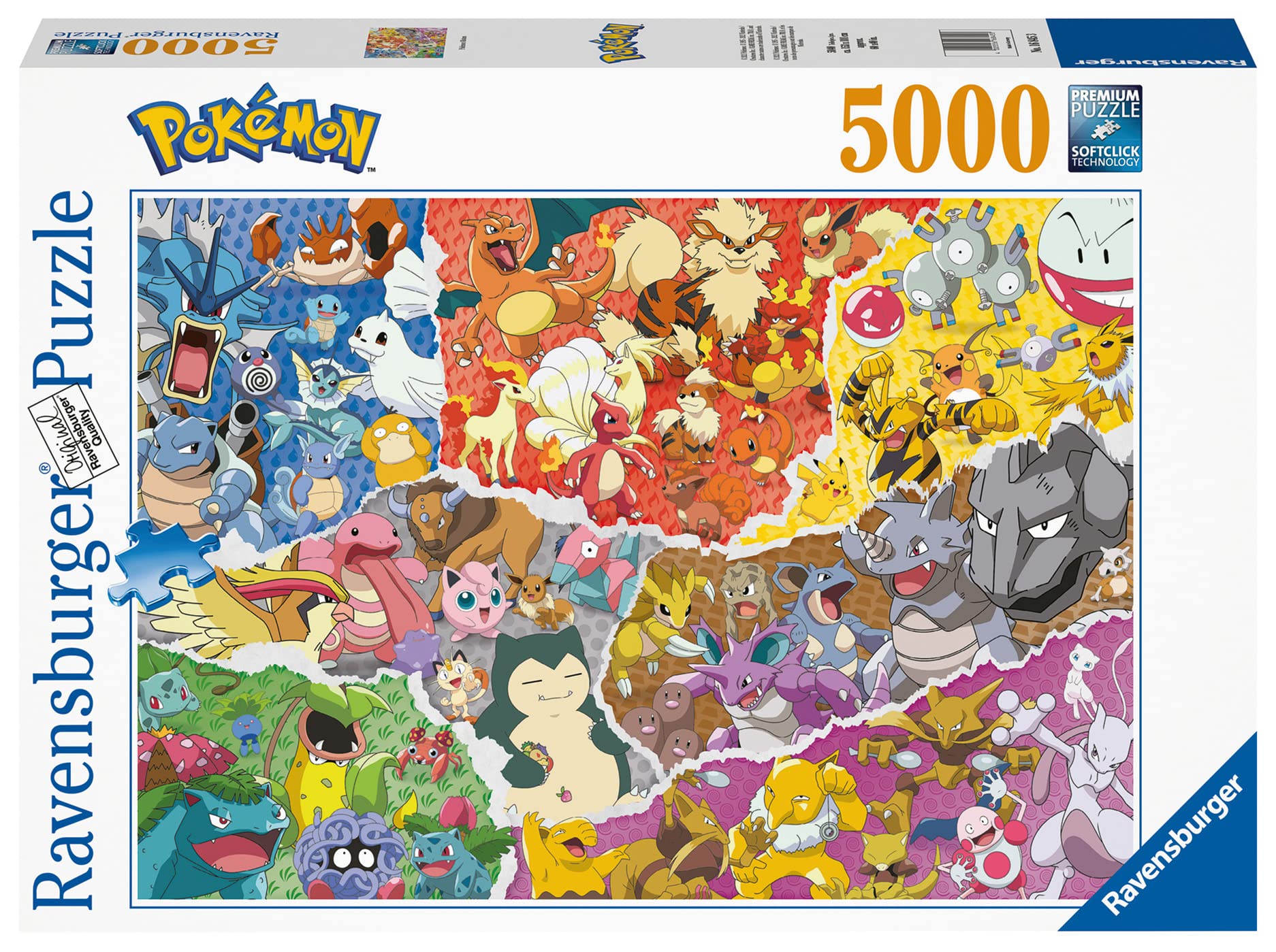 Ravensburger Pokemon 5000 Piece Jigsaw Puzzle for Adults & Kids Age 12 Years Up