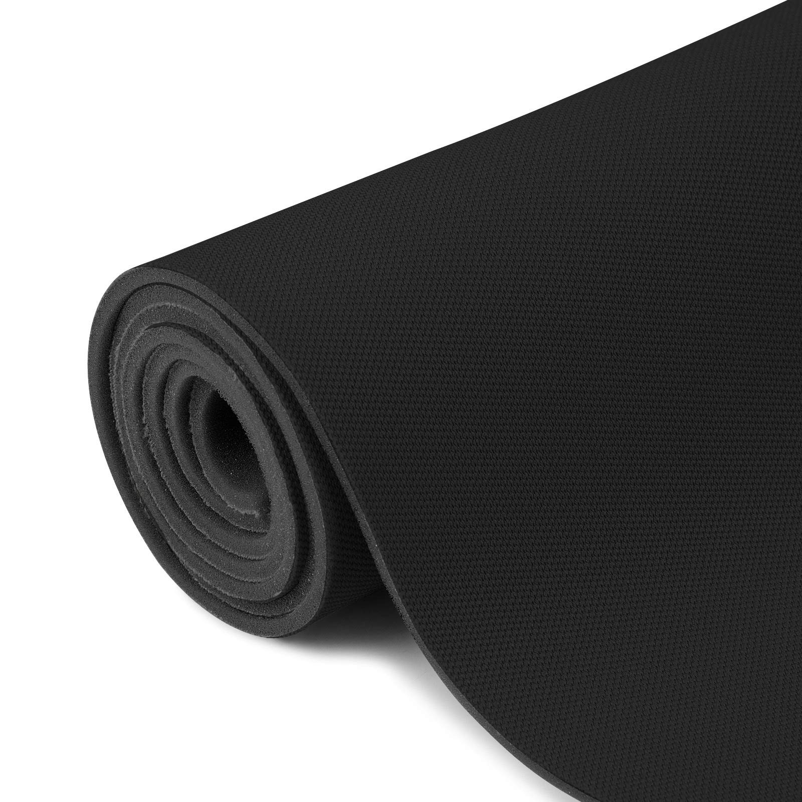 otoez Black Headliner Material 1/8" Foam Backing