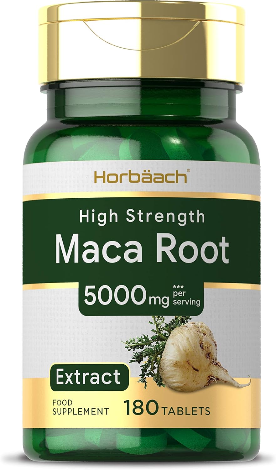 Maca Root 7500mg, 180 count (Pack of 1)