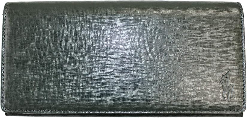 ポロ ラルフ ラルフローレン Polo Ralph Lauren メンズ財布 長財布 かぶせ P 1011orin グリーン 財布 Amazon