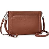 befen Genuine Leather Wristlet Wallet for Women Soft Leather Crossbody Bag Clutch Purse with RFID Small Shoulder Handbags