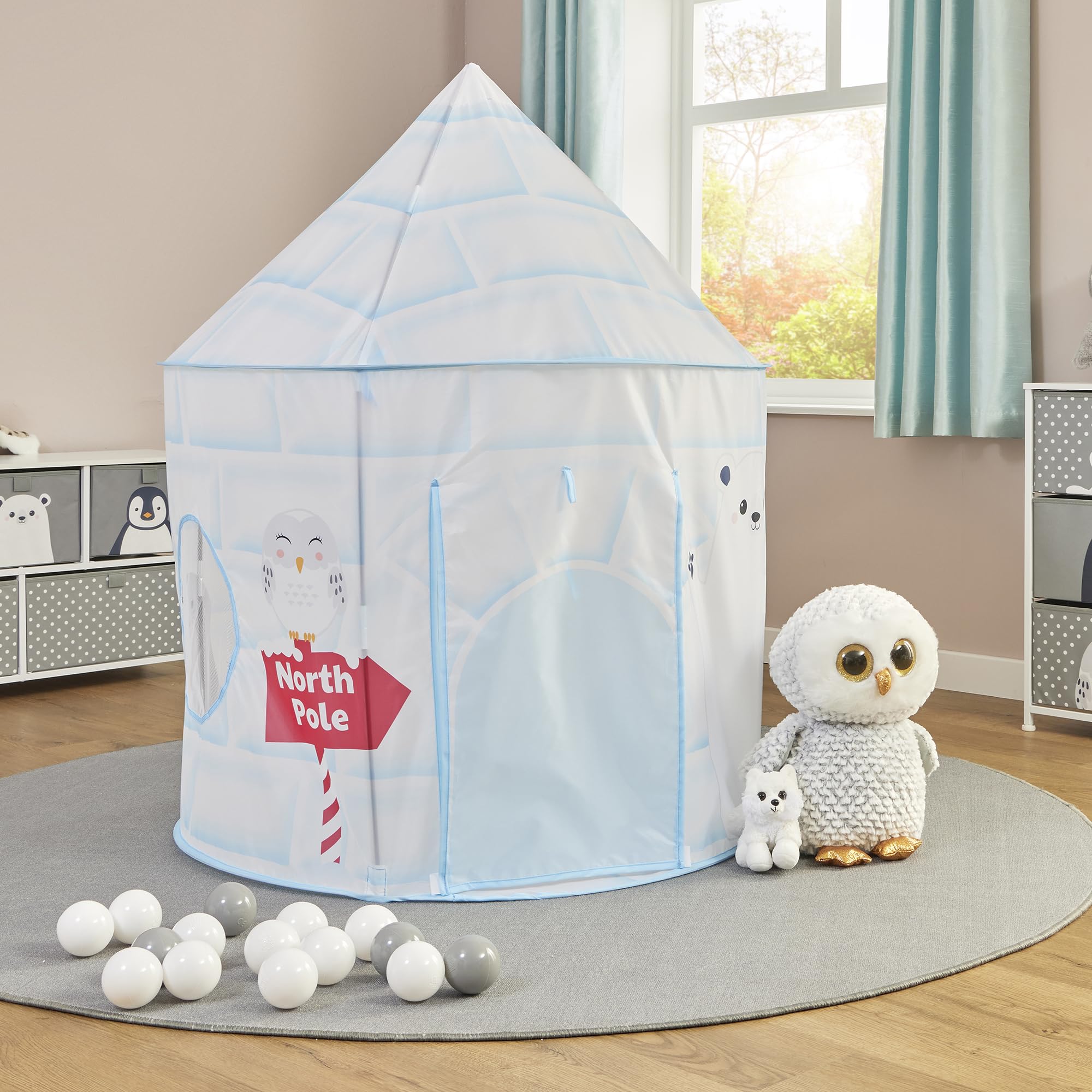 Liberty House Toys Arctic Play Tent, Blue, Dia100 x H135 cm