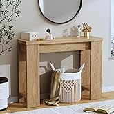 LIVEHOM Entryway Console Table, Wood Narrow Behind Couch Sofa Table, Farmhouse Accent Table for Living Room, Hallway, Entrance, Foyer