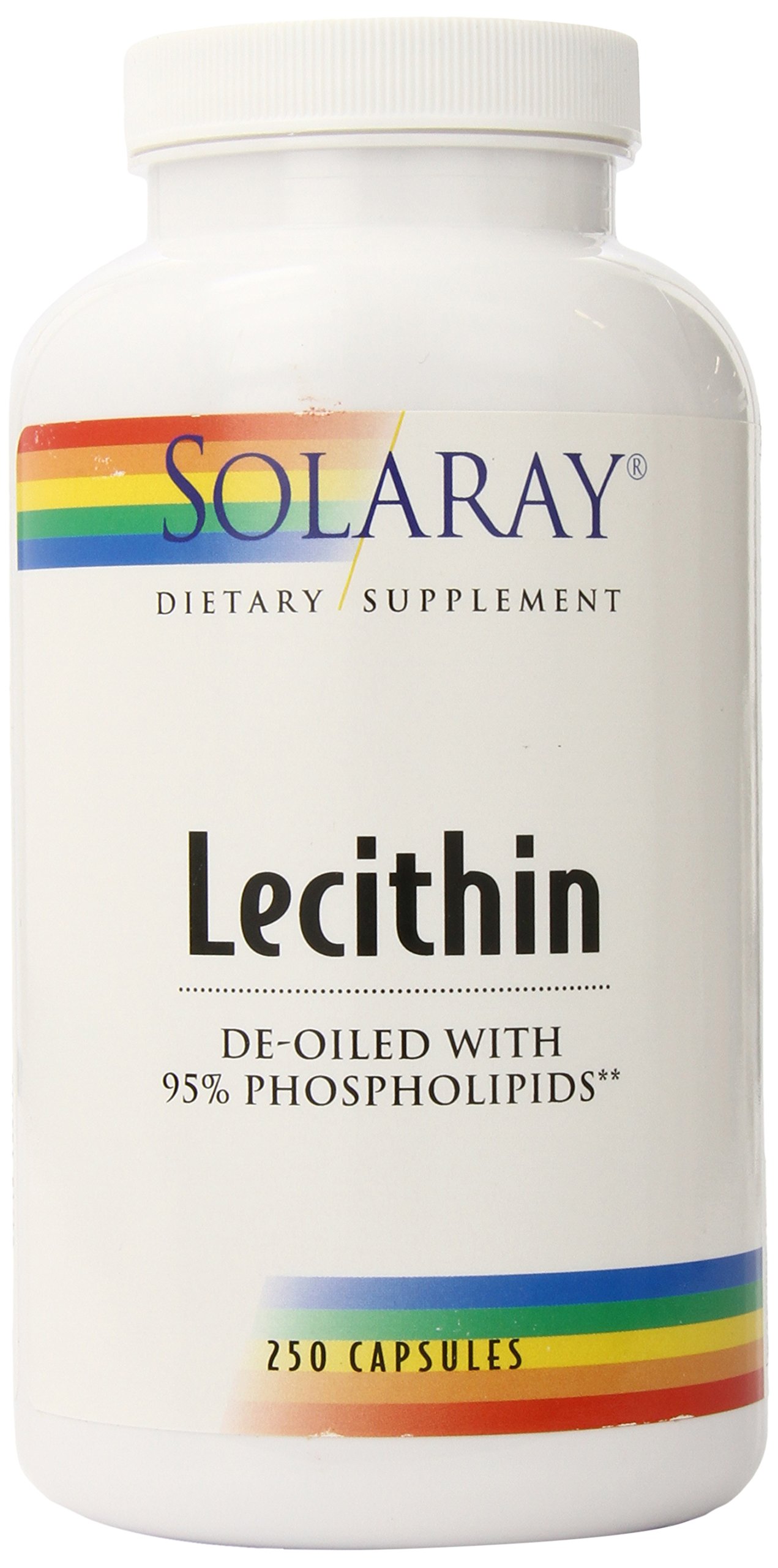 Solaray Lecithin OilFree Capsules 1000mg, 100 Count Health & Personal Care