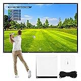 Tellegloww 9.8 x 6.6 ft Golf Simulator Impact