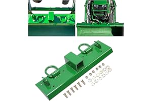HECASA Tractor Grab Hooks 4.96" W × 21.93" L Compatible with John Deere 2" Receiver Compact Tractor Bolt on Grab Hooks