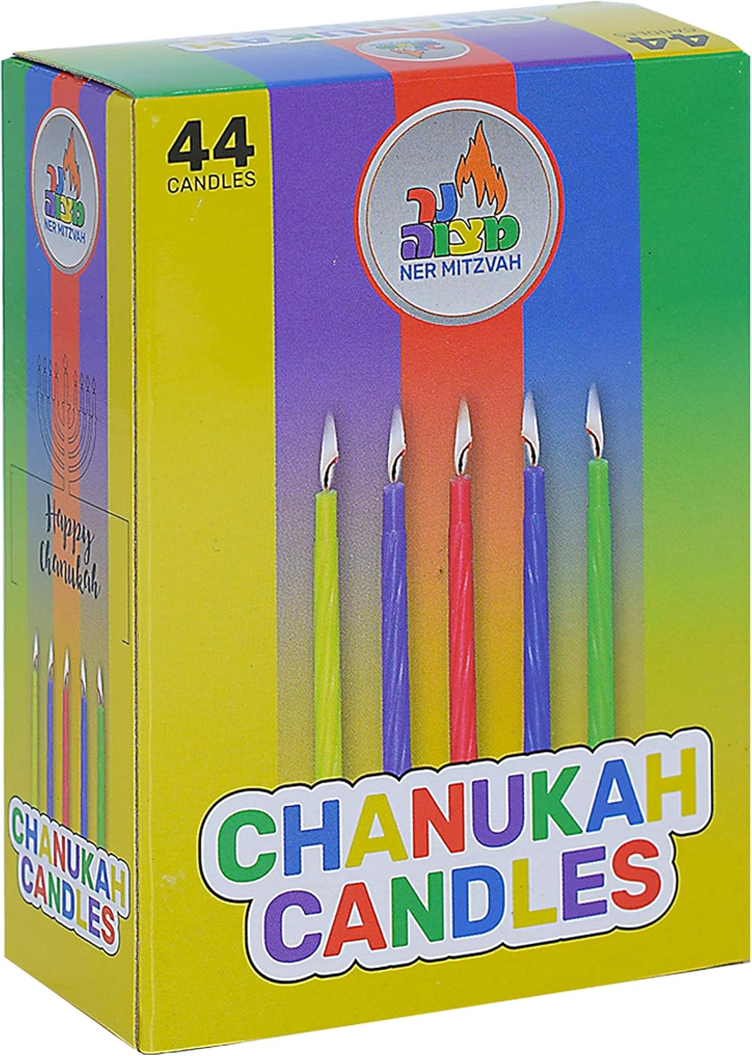 Ner Mitzvah Menorahs for Chanukah - Complete Set Hanukkah Menorah - Menorah, Hanukkah Candles, Dreidels, Play Coins, Guide: Home & Kitchen