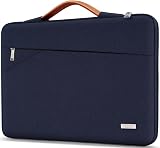 TECOOL 14 Inch Laptop Sleeve Case Protective with Handle Dark Blue