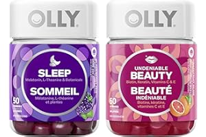 OLLY Multivitamin Gummies multivitamins and supplements for daily self-care Glam Squad Regimen Pack made with natural flavour