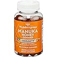 Wedderspoon Manuka Honey Immunity Gummies, Tangy Citrus, 90 Count | Chewable| Vitamin C & Zinc Support