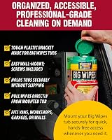 Big Wipes Holder Cage Van Wall Bracket Mountable Adjustable Heavy Duty Dispenser view 7