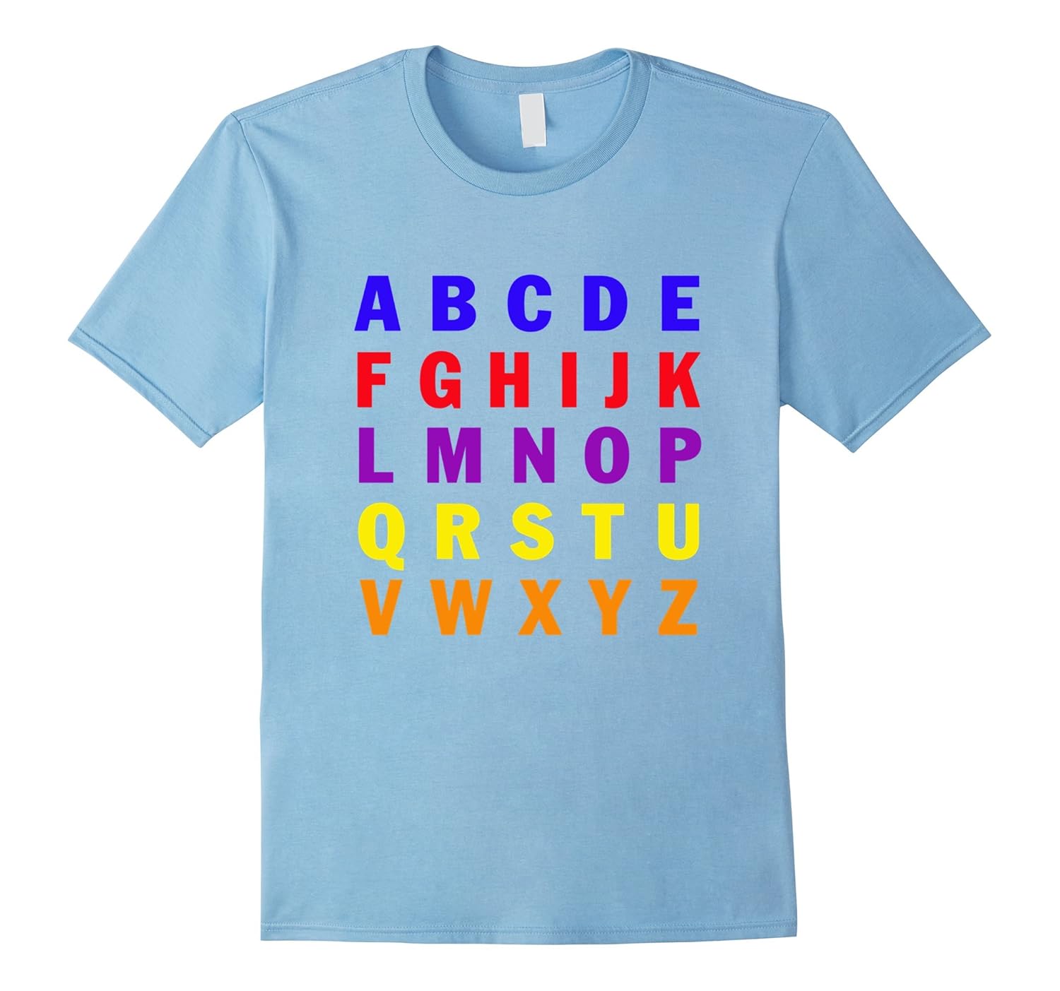 ABCDE Alphabet T-Shirt-Rose – Rosetshirt