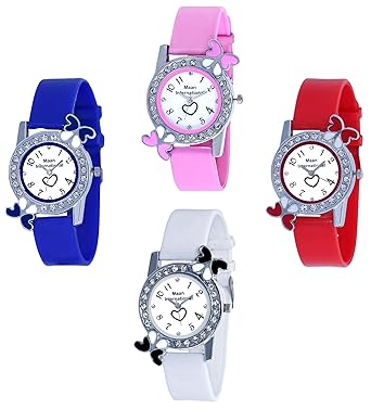 Analogue Multicolor Dial Women's Watch Pack of 4