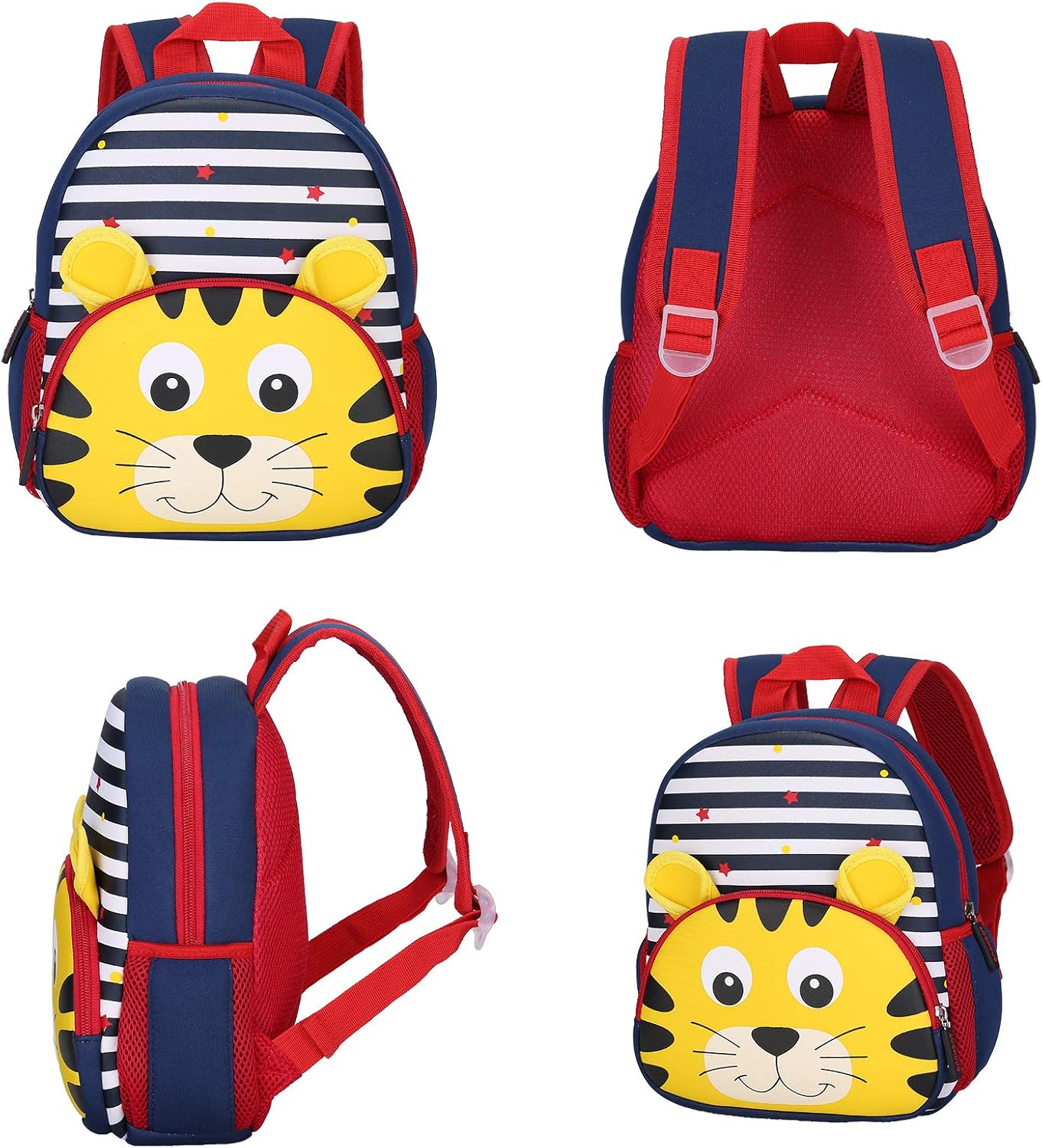 BAIGIO Kids Backpack Lightweight Animal Pattern Children's School Bag Travel Rucksack for Kindergarten Preschool Boys Girls (Tiger) - Image 4