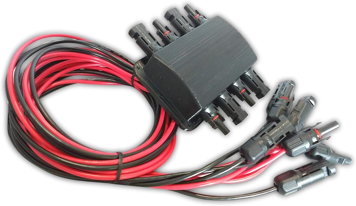 Cutting Edge Power Solar Panel Weatherproof Cable Wire Entry Housing, w Connectors, Made in USA (5, 2 Ports): Garden & Outdoor