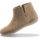 Glerups womens Wool Boot Leather Outsole