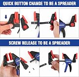 WORKPRO 4-Piece Clamps for Woodworking 120 mm 150 mm Bar Clamps view 6